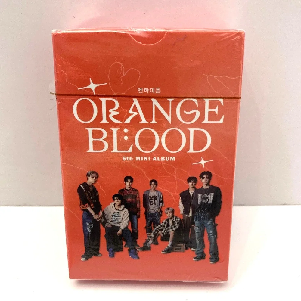 Enhypen Orange Blood 55 Photo LOMO Cards K-Pop Korean Boy Band New SEALED - Picture 1 of 6